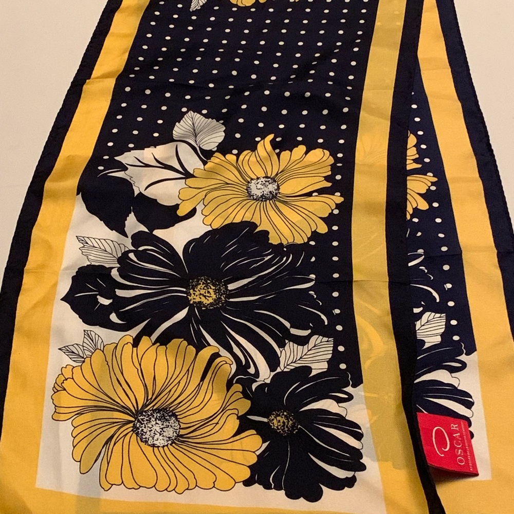 New O by Oscar de la Renta ilk scarf.